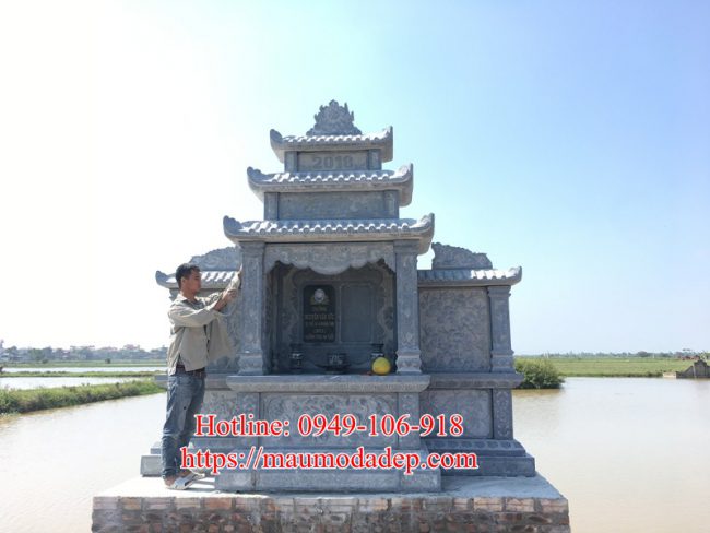 Mẫu lăng thờ đá đẹp tại Phú Xuyên- Hà Nội