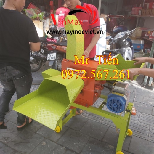 Máy băm sơ dừa, cỏ voi, bã mía công suất 3kw
