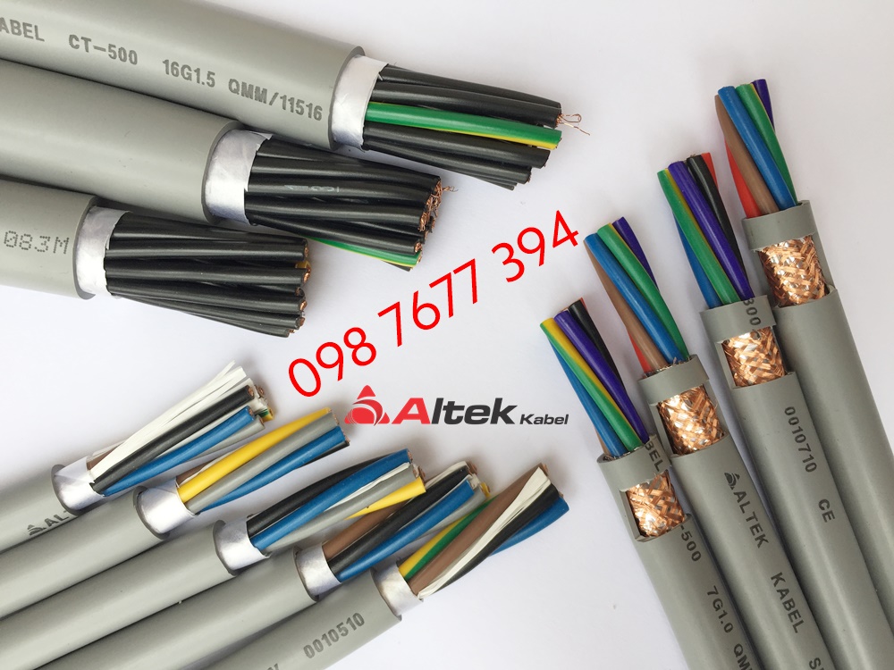 cáp điều khiển có giáp chống nhiễu, cáp điều khiển chống nhiễu