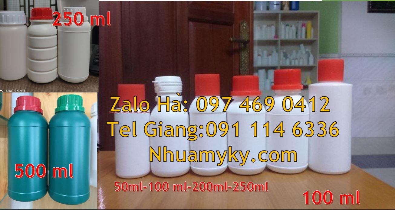 chai nhựa nhỏ 100ml đựng hóa chất,chai nhựa 200ml đựng mứt,chai nhựa
