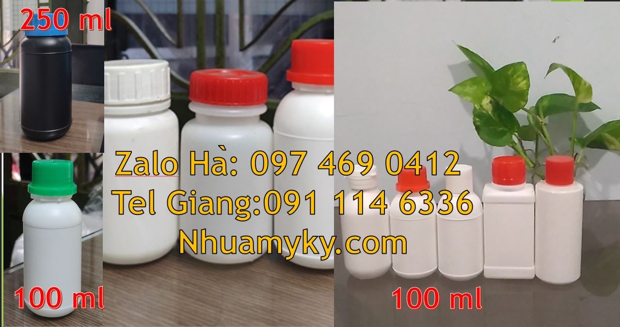 chai nhựa nhỏ 100ml đựng hóa chất,chai nhựa 200ml đựng mứt,chai nhựa