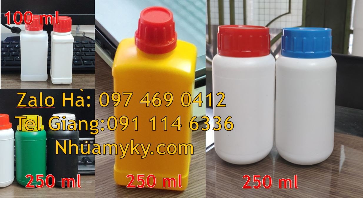 chai nhựa nhỏ 100ml đựng hóa chất,chai nhựa 200ml đựng mứt,chai nhựa