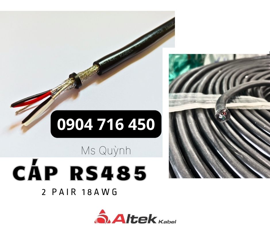cáp tín hiệu RS485 2 pair 18awg Đà Nẵng, Hồ Chí Minh, Đà Nẵng