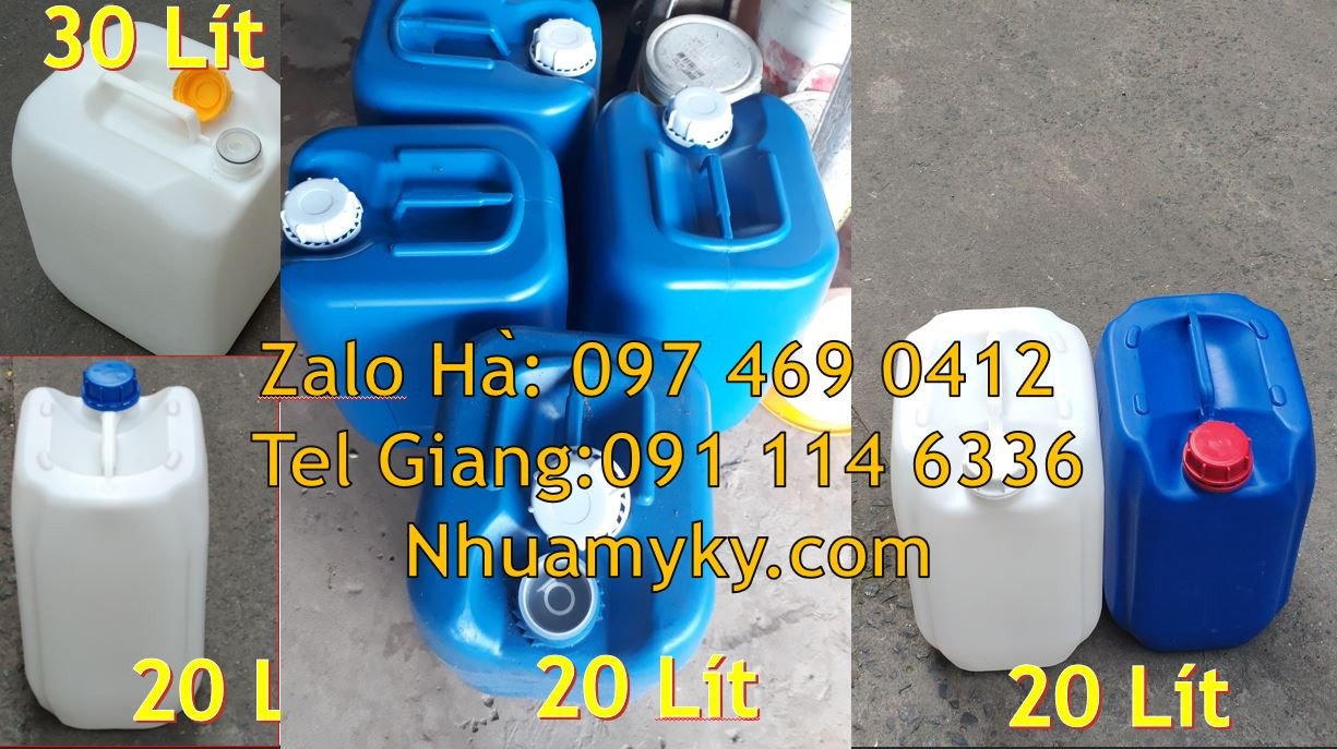can nhựa 20l đựng mật,can nhựa trắng 25l,can nhựa đựng hóa chất giá rẻ