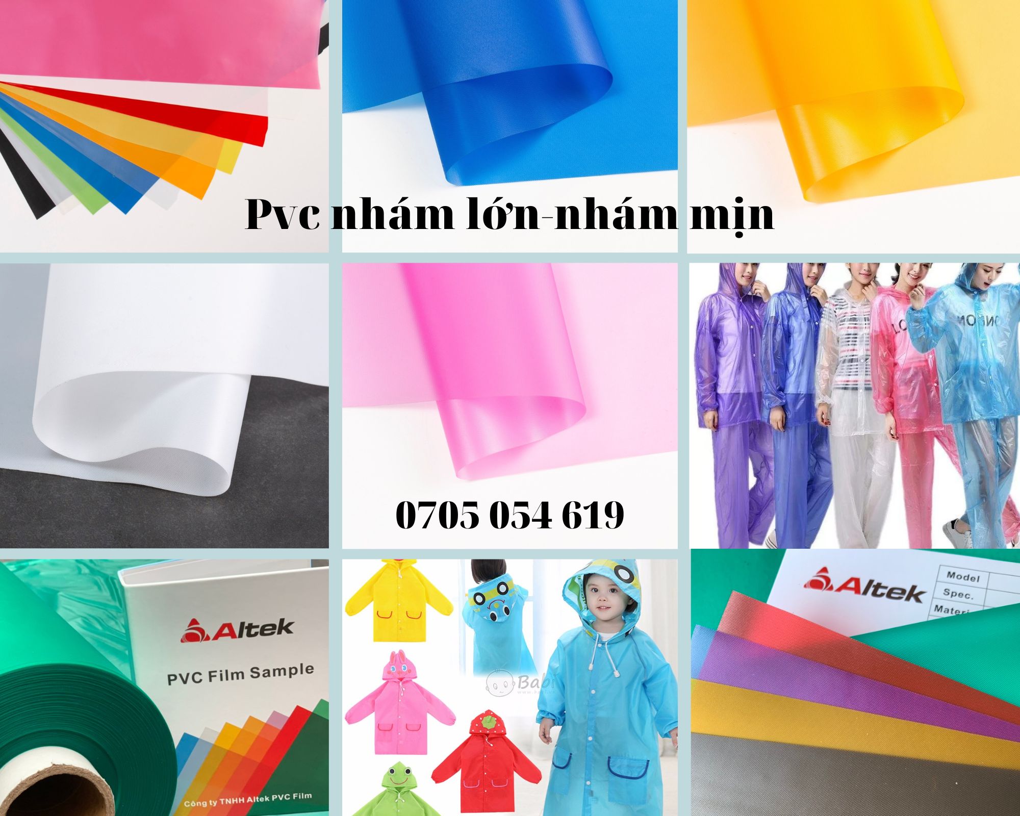 Màng nhựa PVC nhám lớn (nhiều màu) giá tốt tại TPHCM