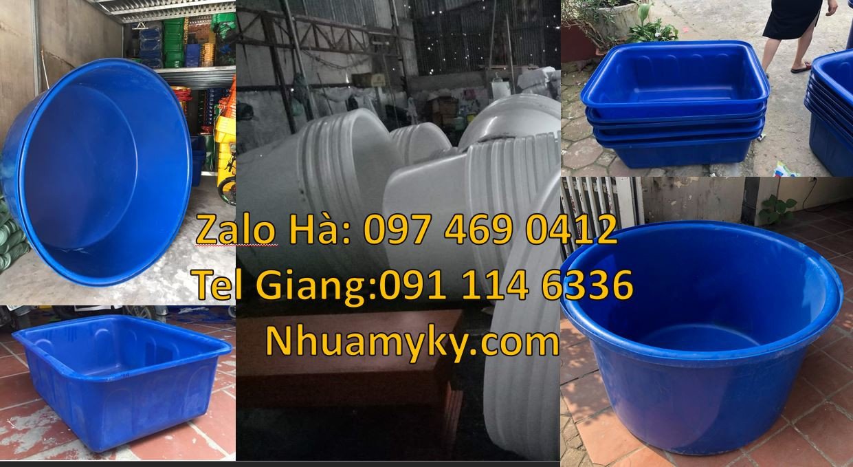 thùng nhựa tròn,thùng nhựa vuông 1000l màu xanh,thùng chưa giá rẻ nhất