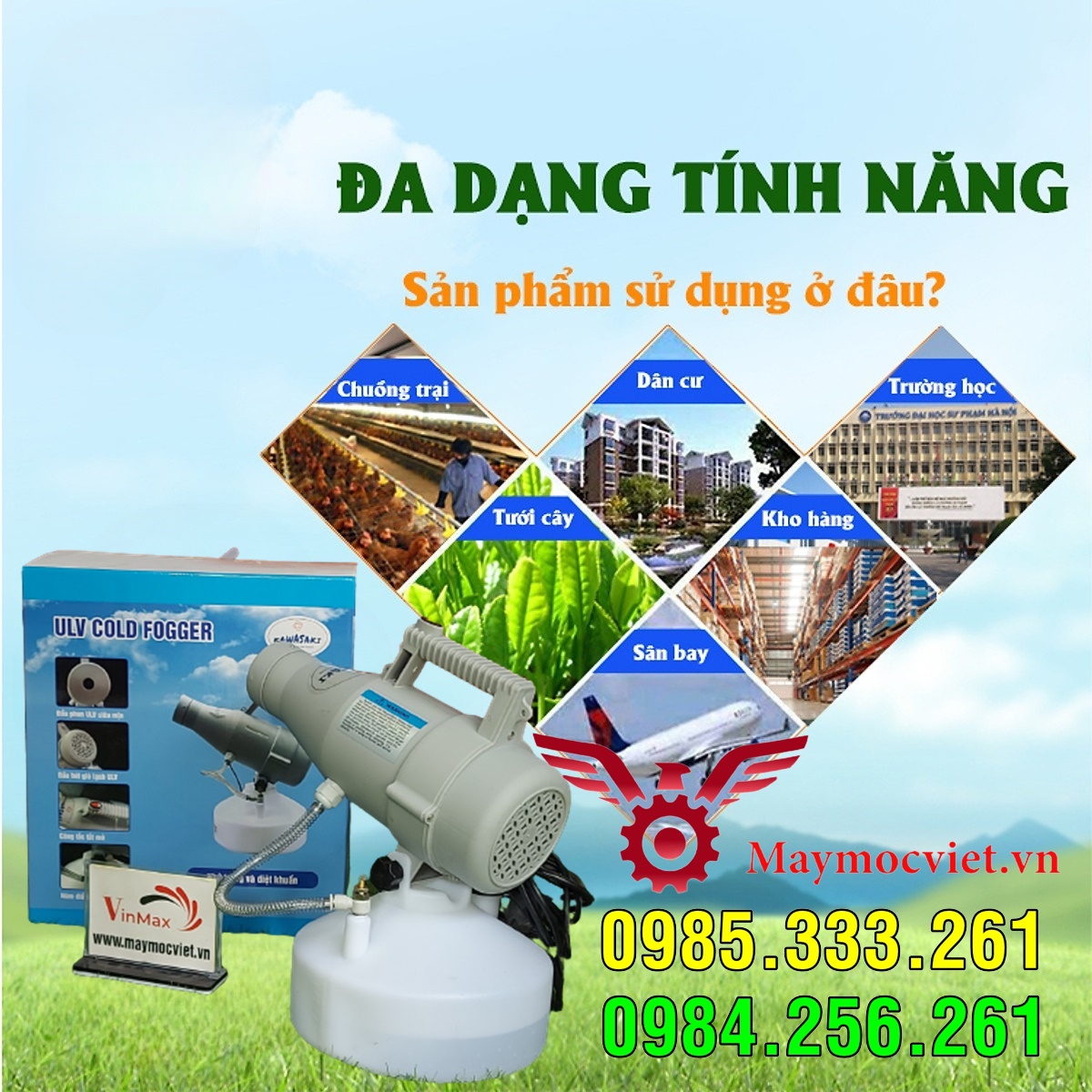 Máy phun khử khuẩn - sát trùng dạng sương ULV KAWASAKI KS50