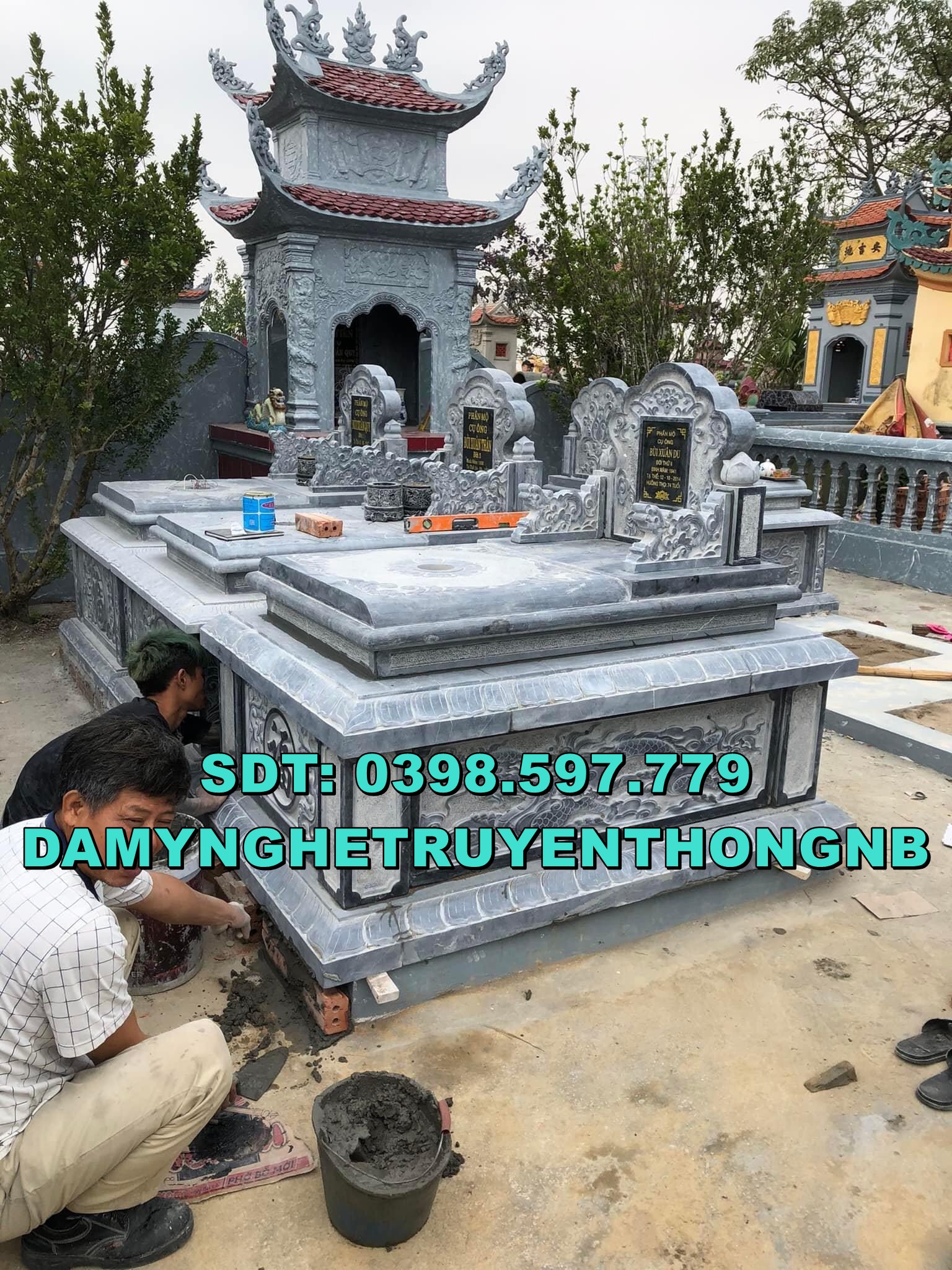 hình ảnh mộ đá cao cấp được lắp đặt tại hà nội 2023