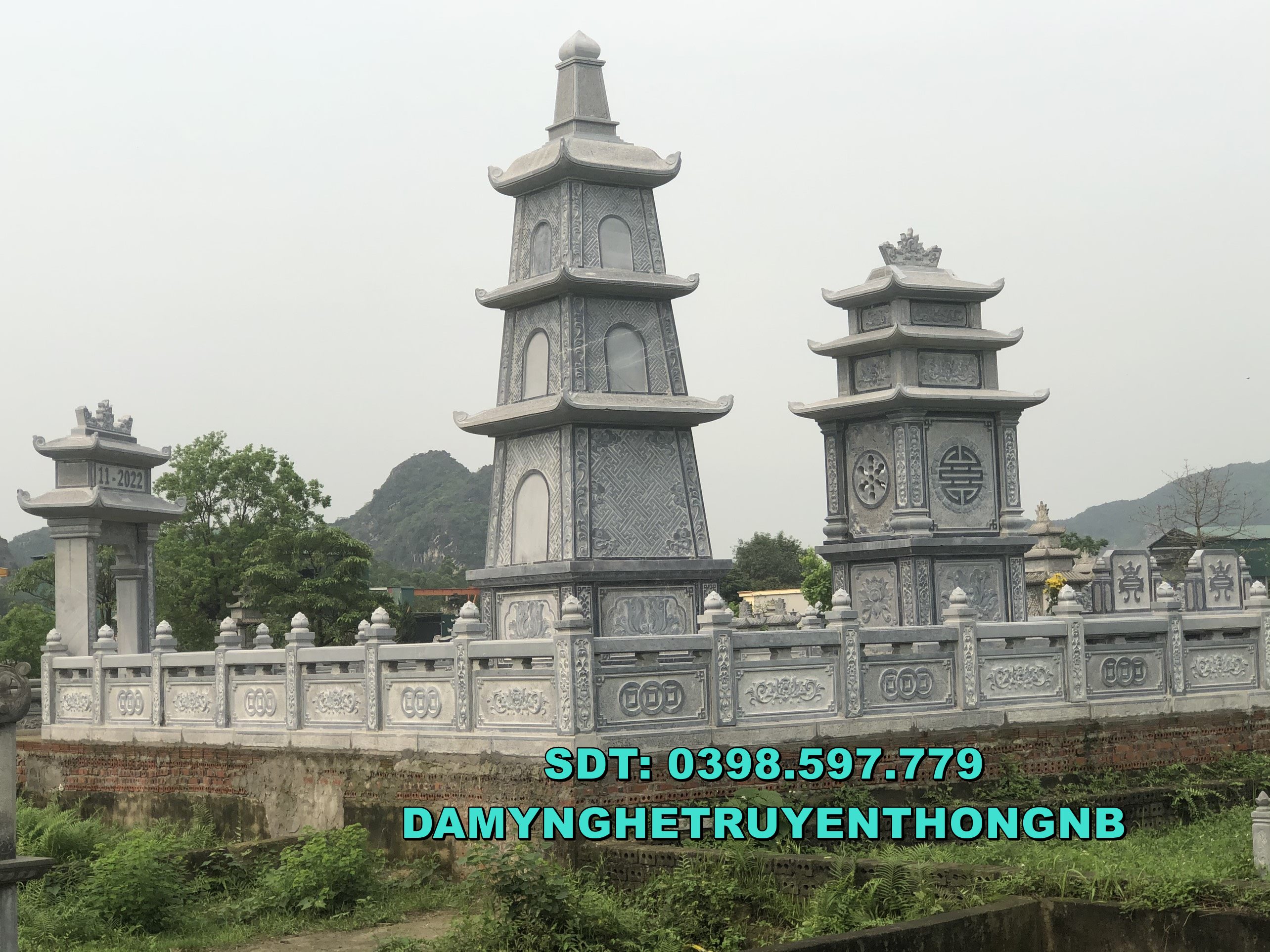 hình ảnh khuôn viên khu lăng mộ đá đẹp nhất tại sơn la 2023