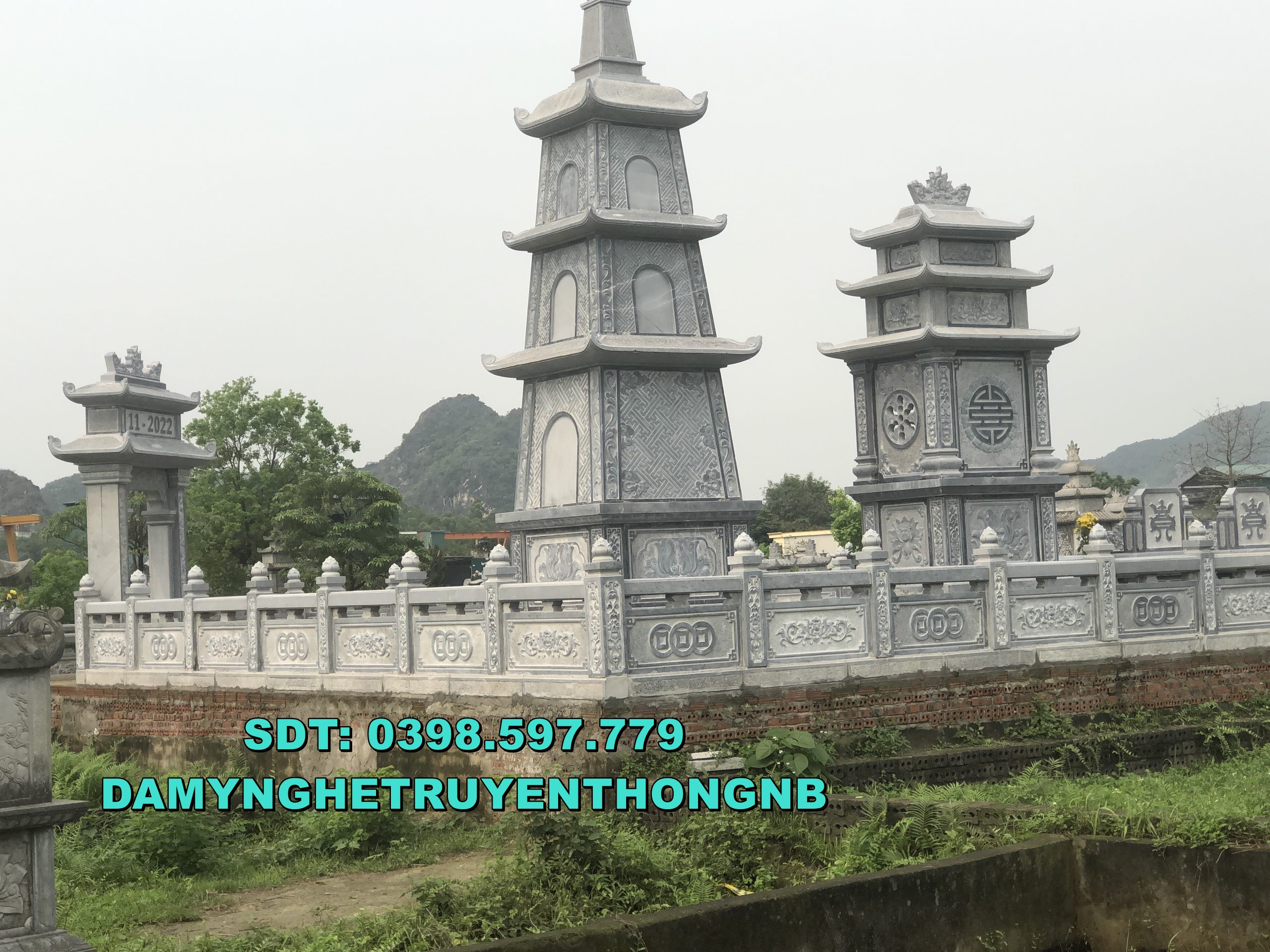 hình ảnh khuôn viên khu lăng mộ đá đẹp nhất tại sơn la 2023