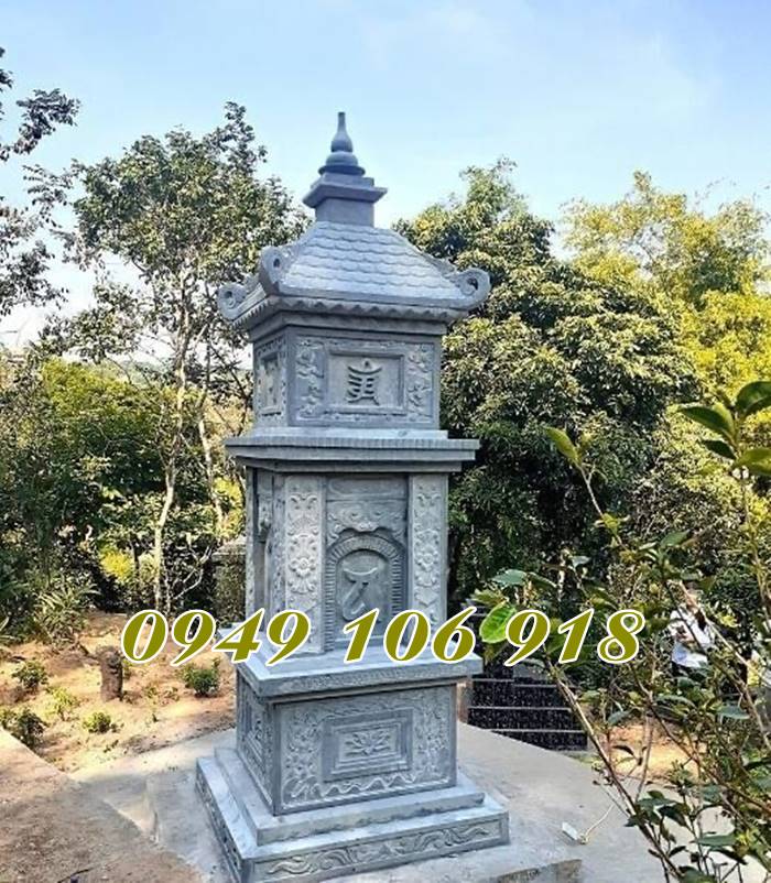 Thiết kế những mẫu tháp mộ để tro cốt bằng đá