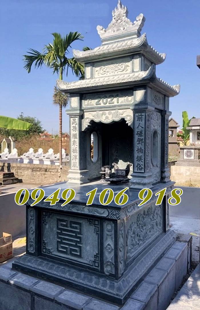 Thiết kế những mẫu tháp mộ để tro cốt bằng đá