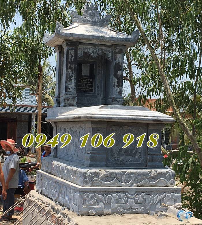 Thiết kế những mẫu tháp mộ để tro cốt bằng đá