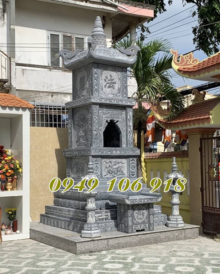 Thiết kế những mẫu tháp mộ để tro cốt bằng đá