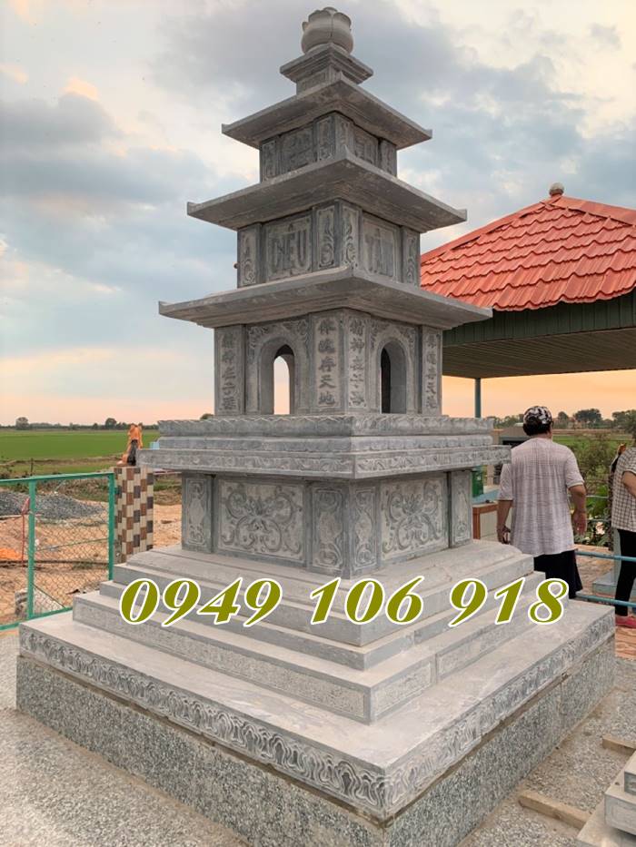 Thiết kế những mẫu tháp mộ để tro cốt bằng đá