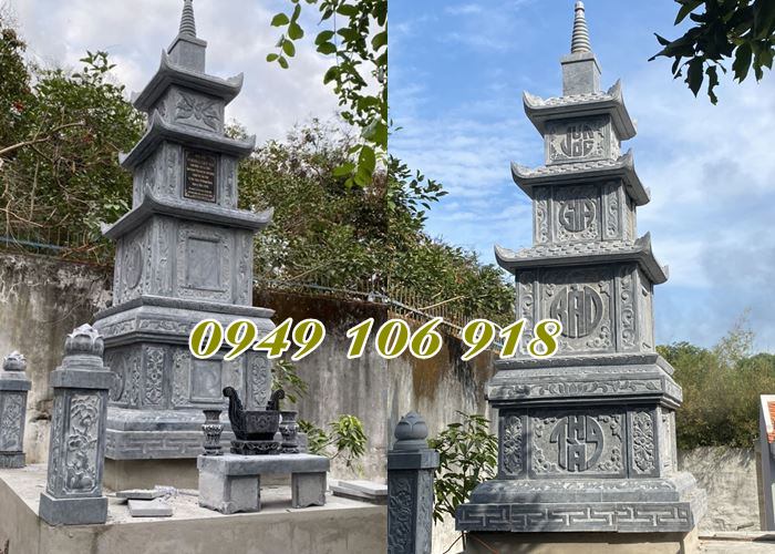Thiết kế những mẫu tháp mộ để tro cốt bằng đá