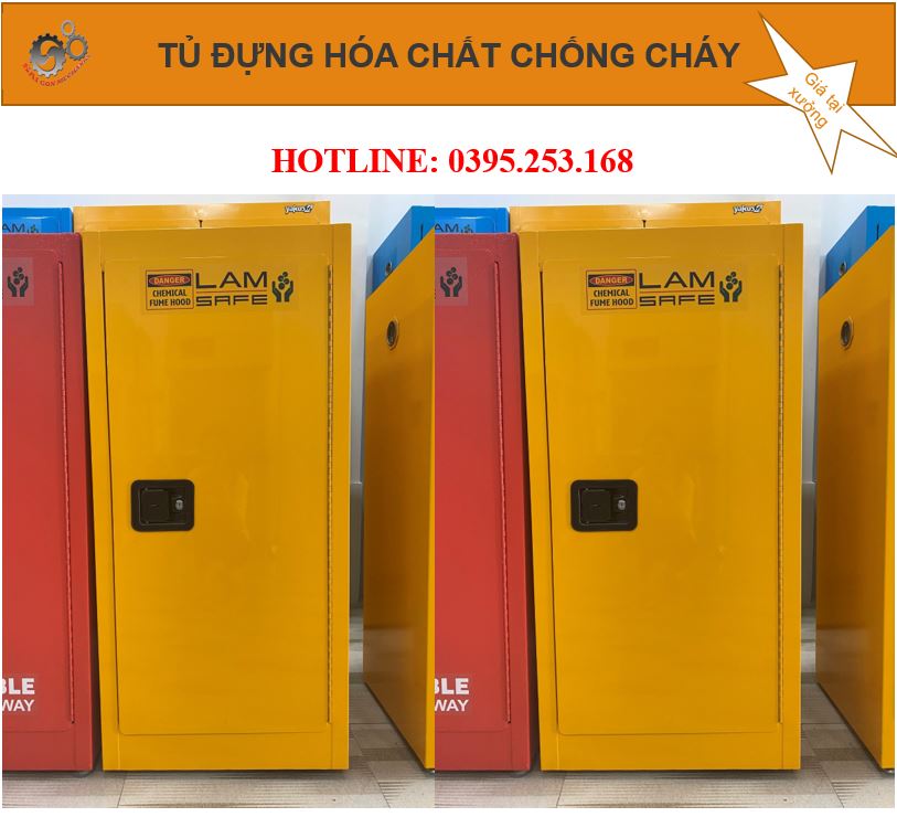 Tủ đựng hóa chất chống cháy loại 1 cửa FM204