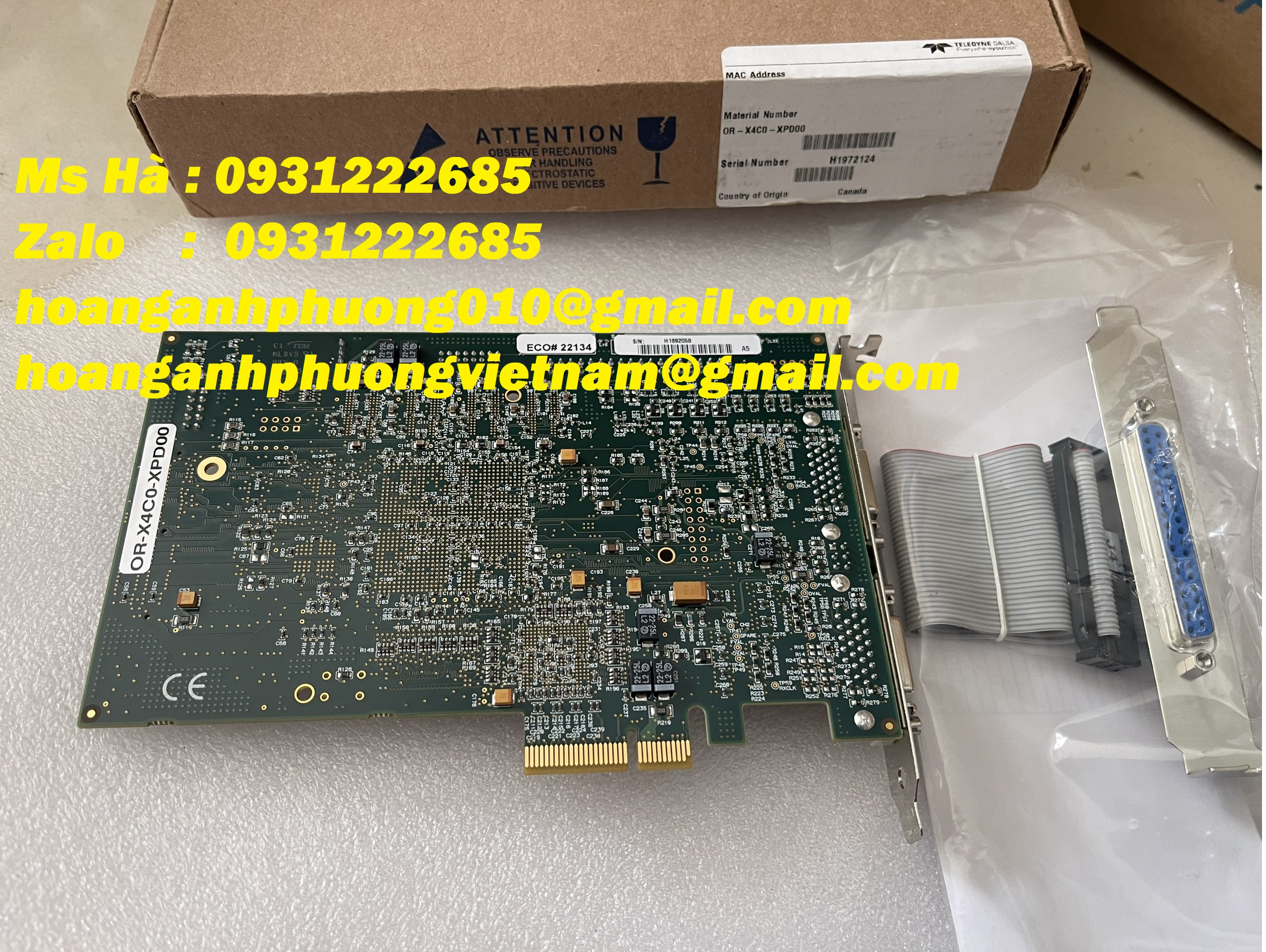 Chuyên cung cấp dòng camera link dalsa OR-X4C0-XPD00 giá tốt