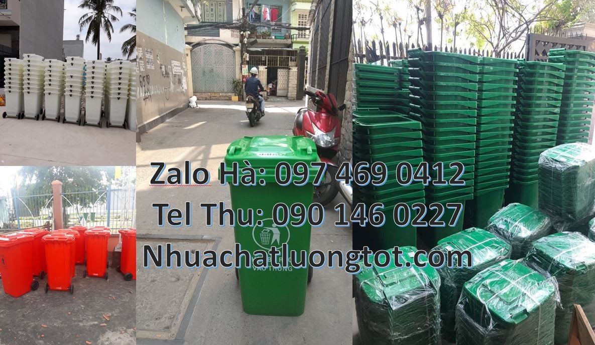thùng rác nắp đậy 120l giá rẻ,thùng rác 240l màu xanh,thùng rác giá rẻ