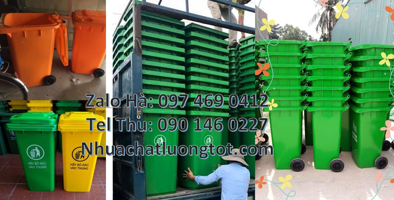 thùng rác nắp đậy 120l giá rẻ,thùng rác 240l màu xanh,thùng rác giá rẻ