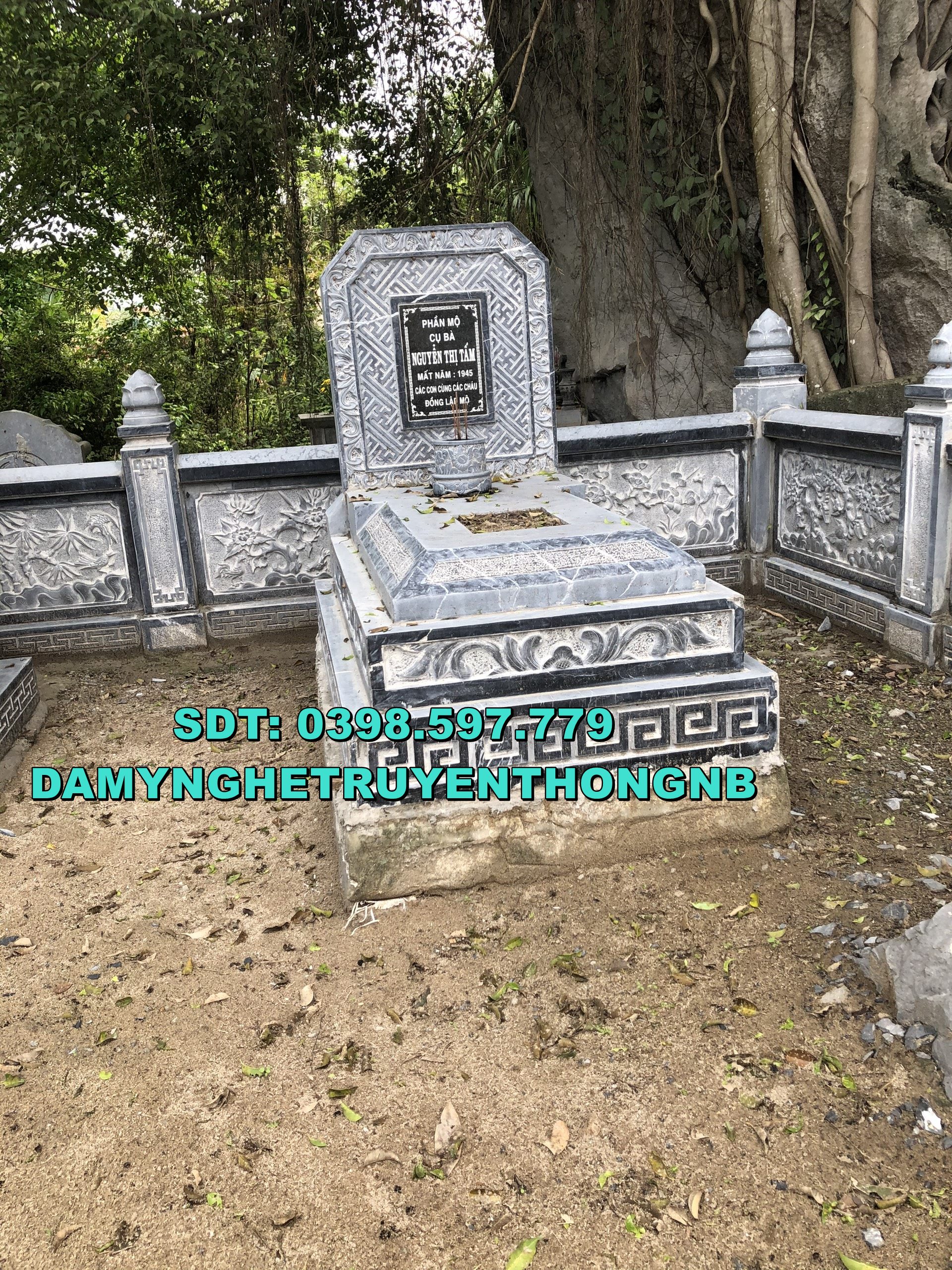 hoàn thiện mộ đá tam sơn cao cấp tại ninh sơn ninh bình 2023