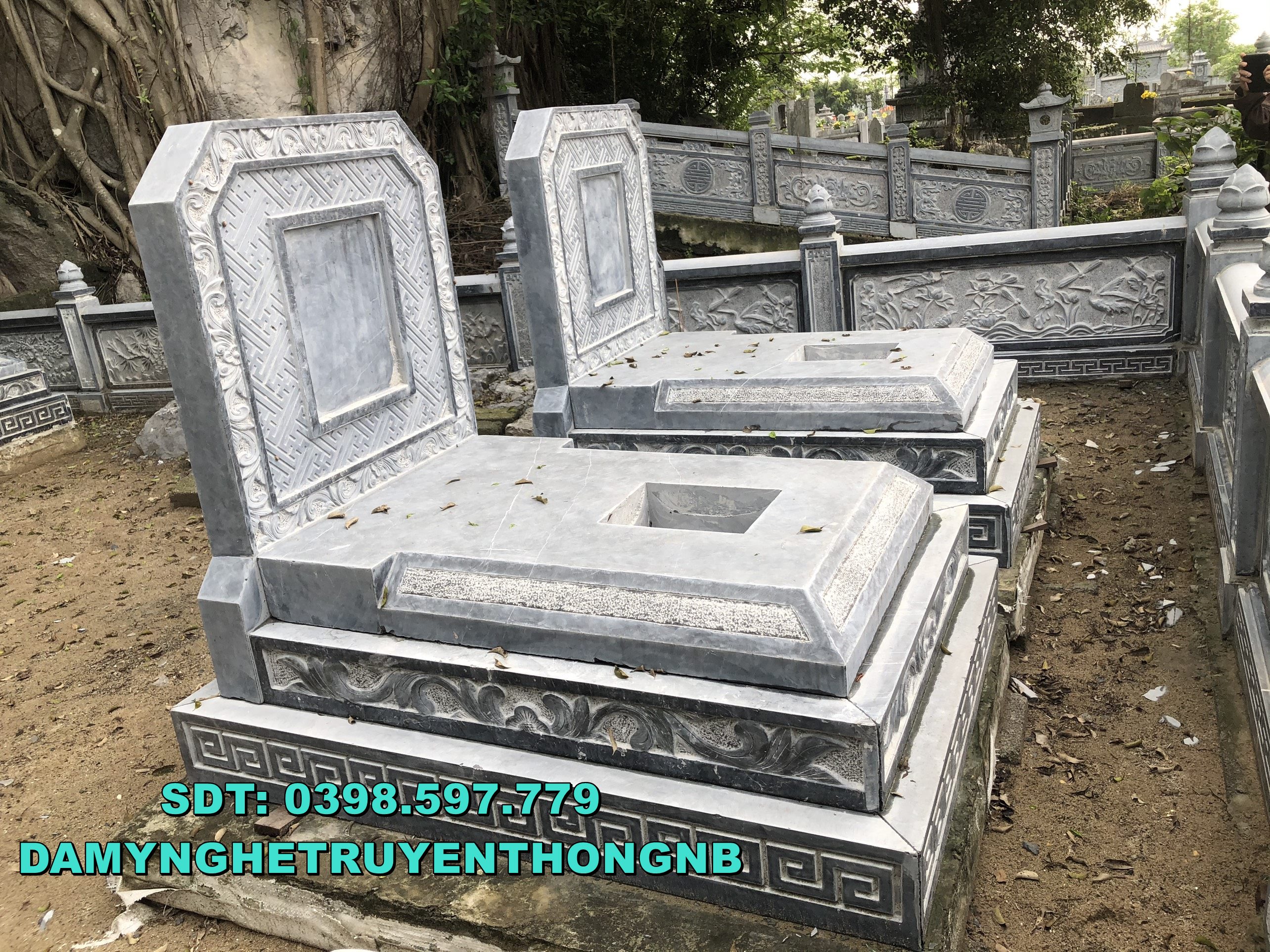 hoàn thiện mộ đá tam sơn cao cấp tại ninh sơn ninh bình 2023
