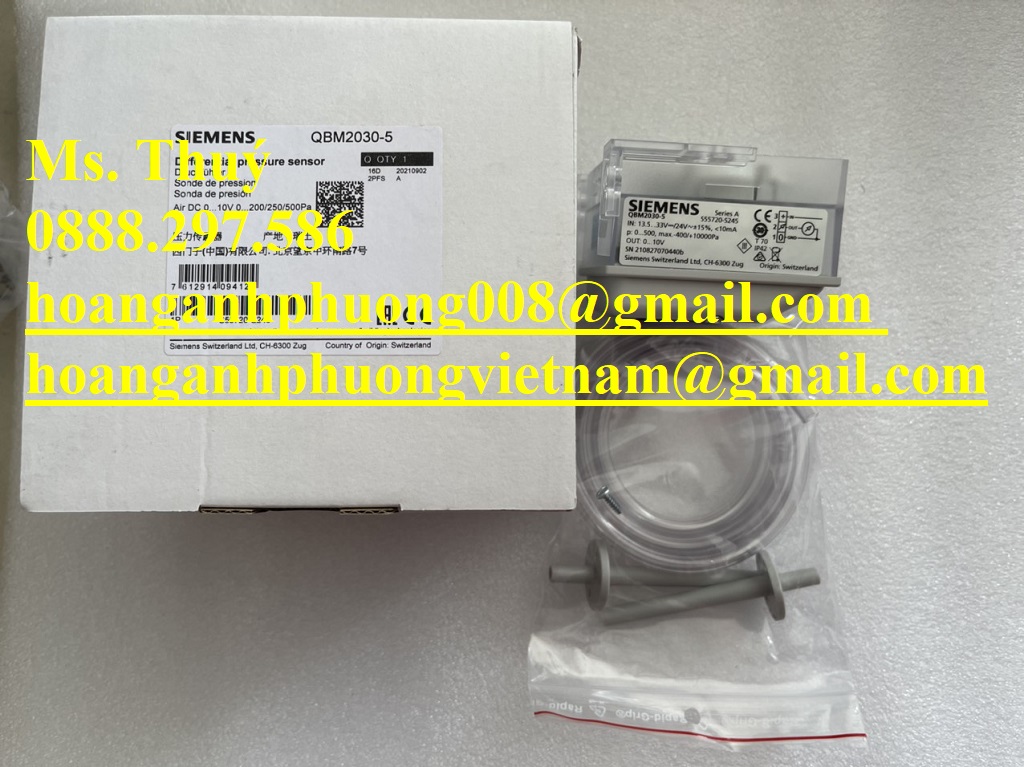 Siemens QBM2030-5  Cảm biến áp suất  Hoàng Anh Phương