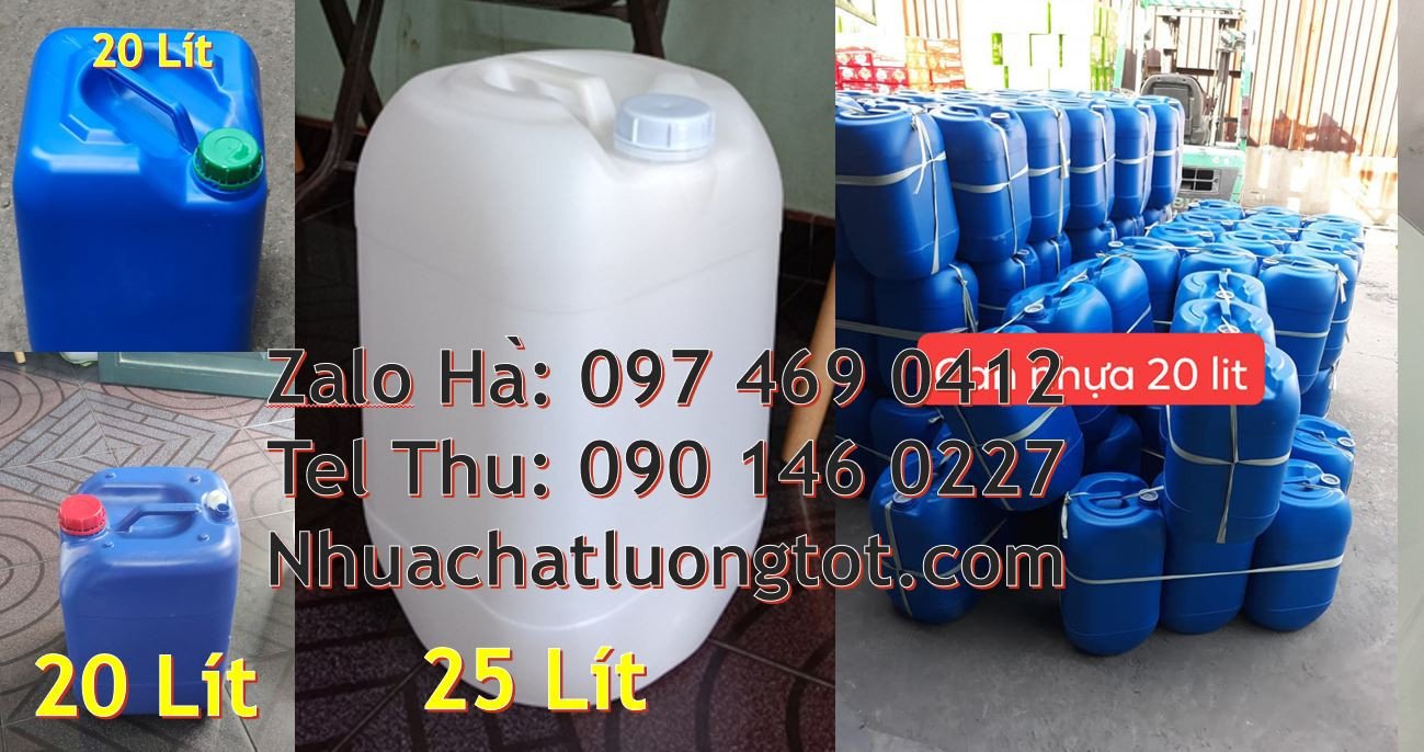 can nhựa 25l đựng hóa chất,can nhựa 20l đựng nước rửa chén,can nhựa 30