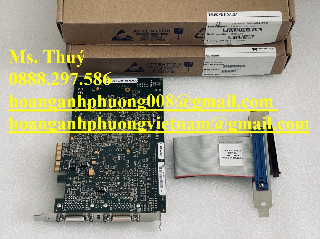 Card xử lý hình ảnh Teledyne OR-X4C0-XPD00  Nhập khẩu mới 100%