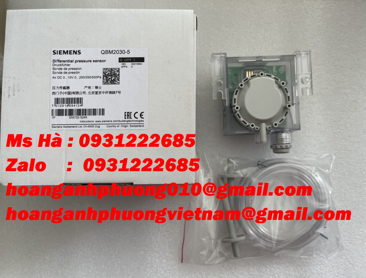 Dòng Siemens QBM2030-5 cảm biến giá tốt, bảo hành 12 tháng