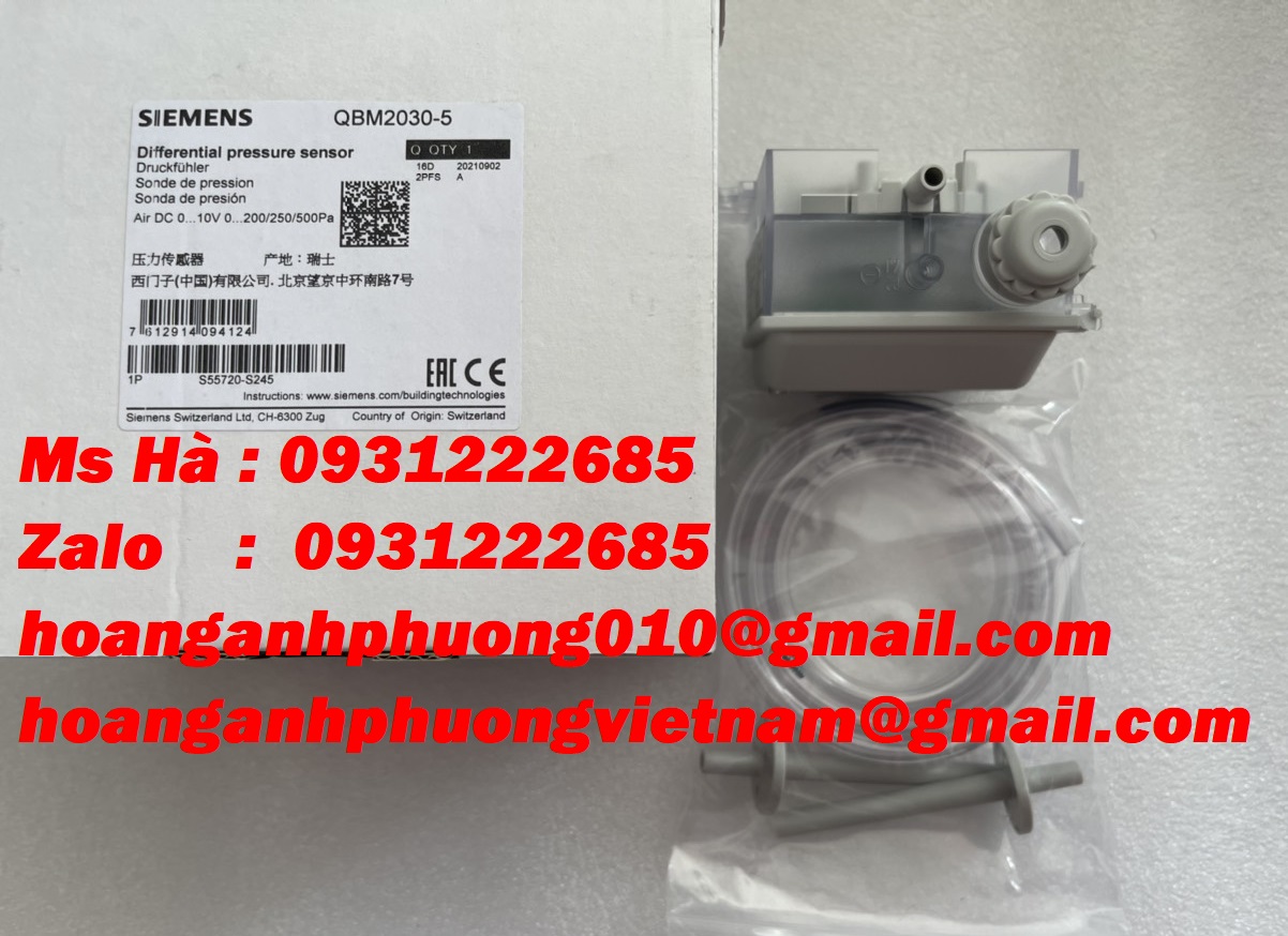 Dòng Siemens QBM2030-5 cảm biến giá tốt, bảo hành 12 tháng