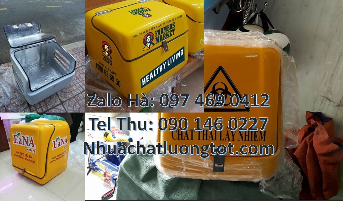 thùng giao hàng đồ ăn nhanh,thùng chở hàng sau xe máy,thùng gia giá rẻ