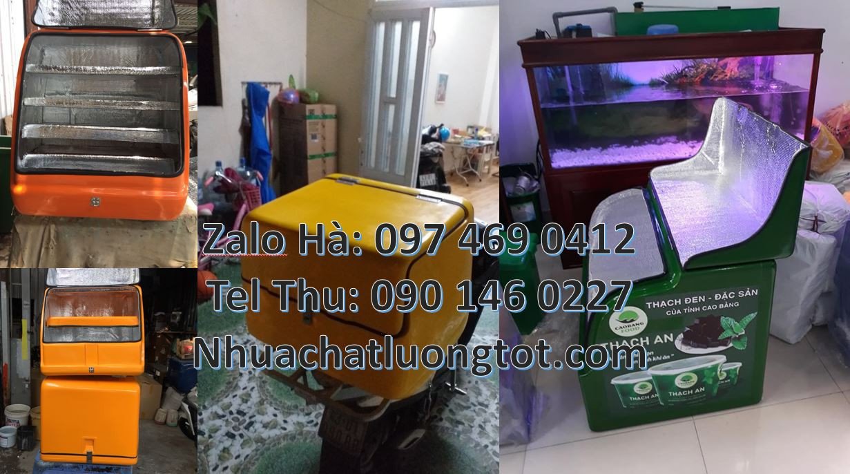 thùng giao hàng đồ ăn nhanh,thùng chở hàng sau xe máy,thùng gia giá rẻ