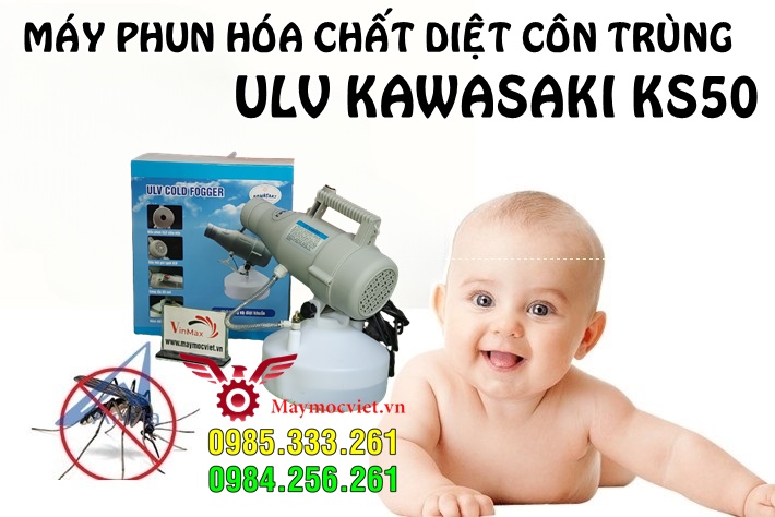 Máy phun hóa chất diệt muỗi - diệt côn trùng ULV KAWASAKI KS50
