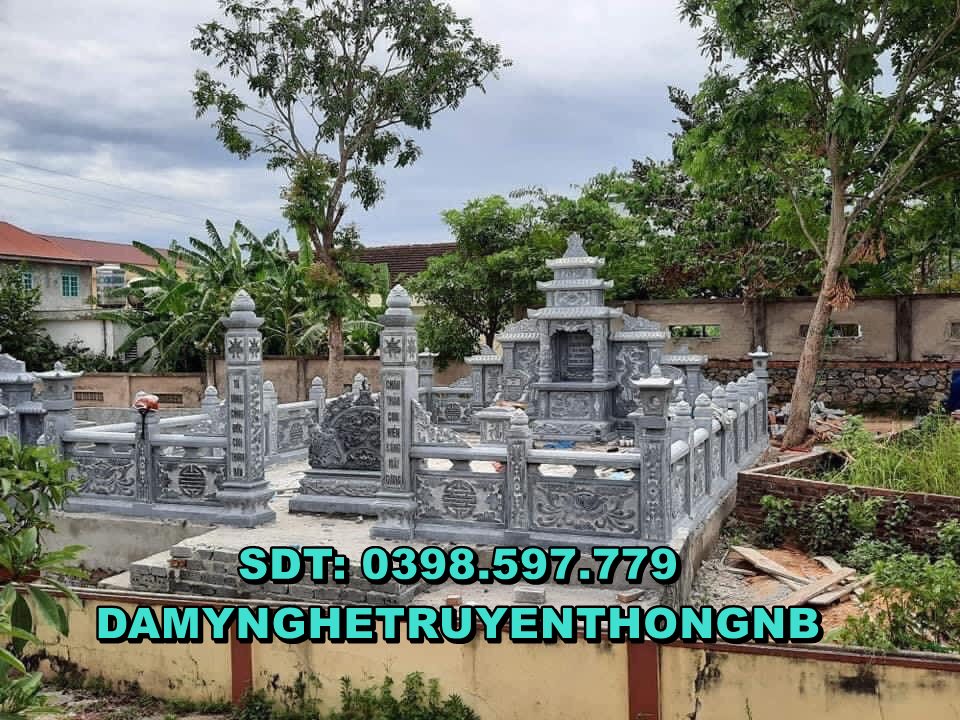 giá bán khuôn viên lăng mộ đá đẹp tại vĩnh long