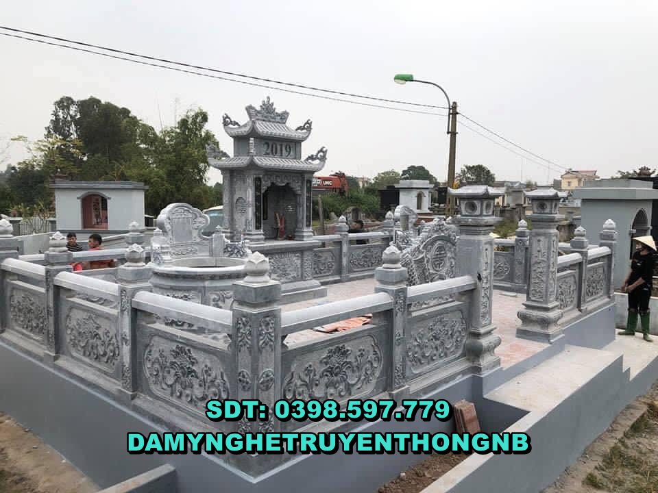giá bán khuôn viên lăng mộ đá đẹp tại vĩnh long
