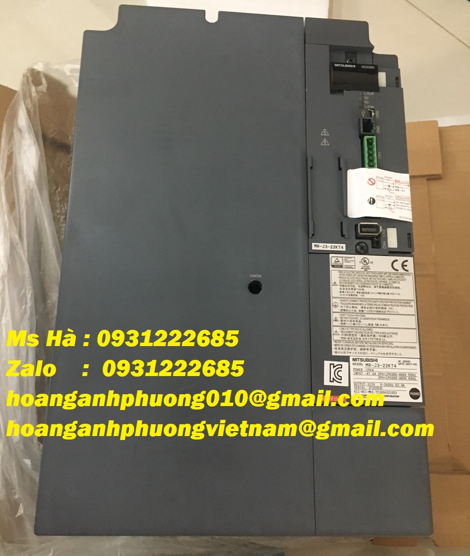 Dòng J3 series MR-J3-22KT4 mitsubishi - nhập khẩu giá tốt