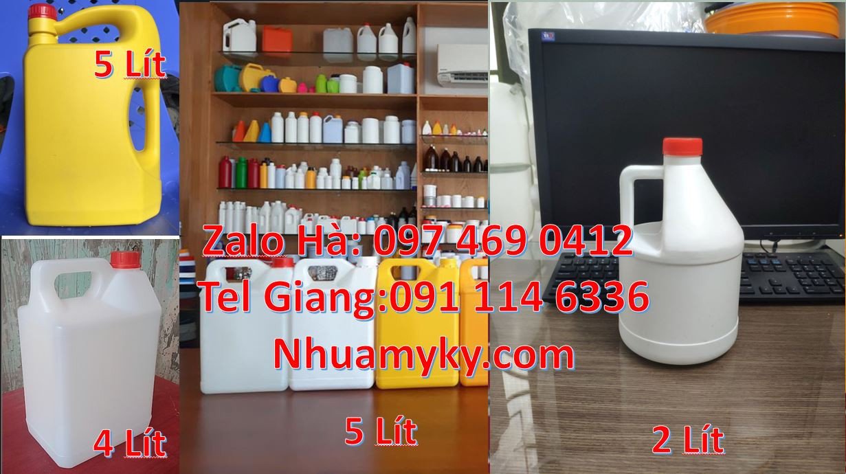 can nhựa 1l đựng nước mắm,can nhựa 2l đựng dầu ăn,can nhựa trắng rẻ