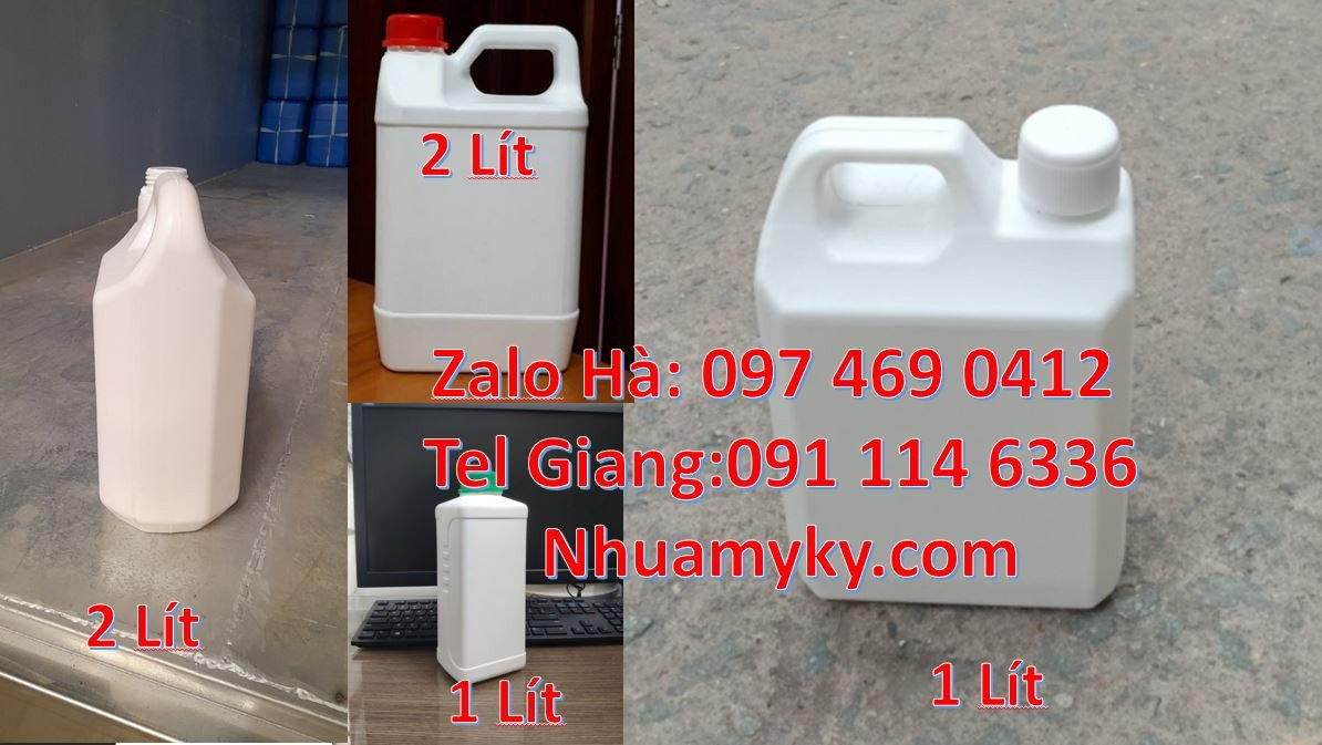 can nhựa 1l đựng nước mắm,can nhựa 2l đựng dầu ăn,can nhựa trắng rẻ