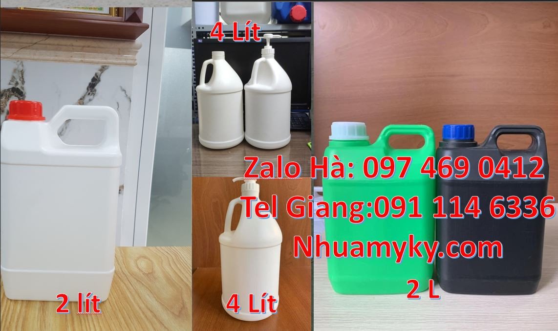 can nhựa 1l đựng nước mắm,can nhựa 2l đựng dầu ăn,can nhựa trắng rẻ