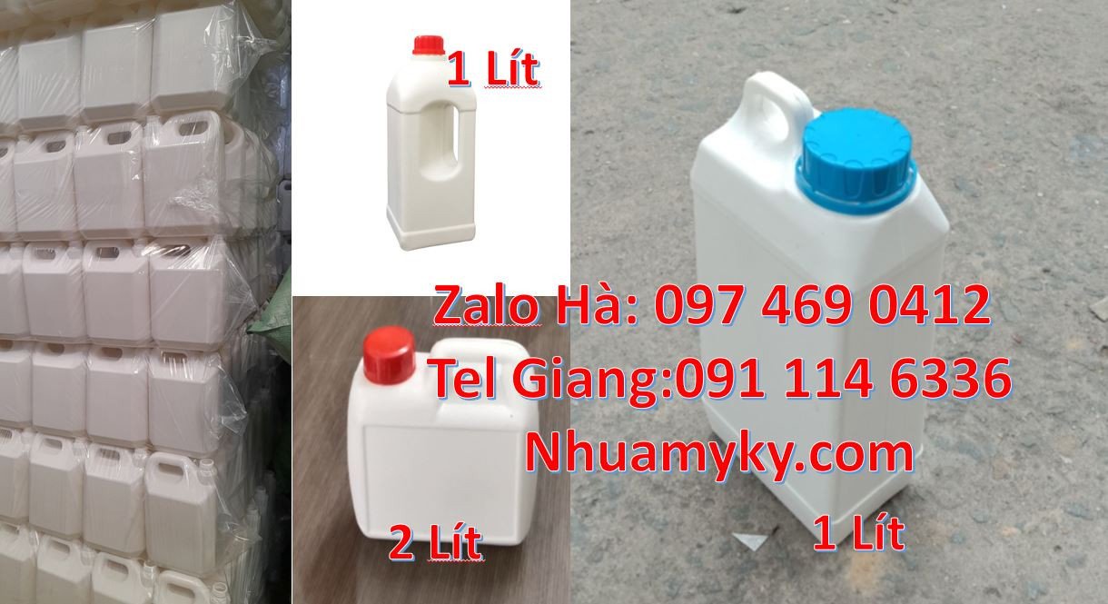 can nhựa 1l đựng nước mắm,can nhựa 2l đựng dầu ăn,can nhựa trắng rẻ