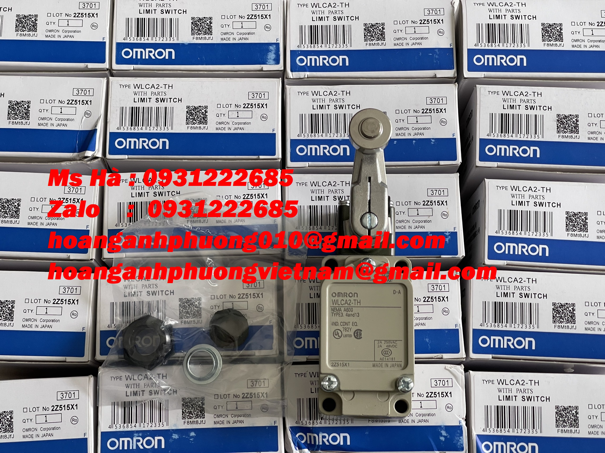 WLCA2-TH, Omron, công tắc hành trình , mới 100%