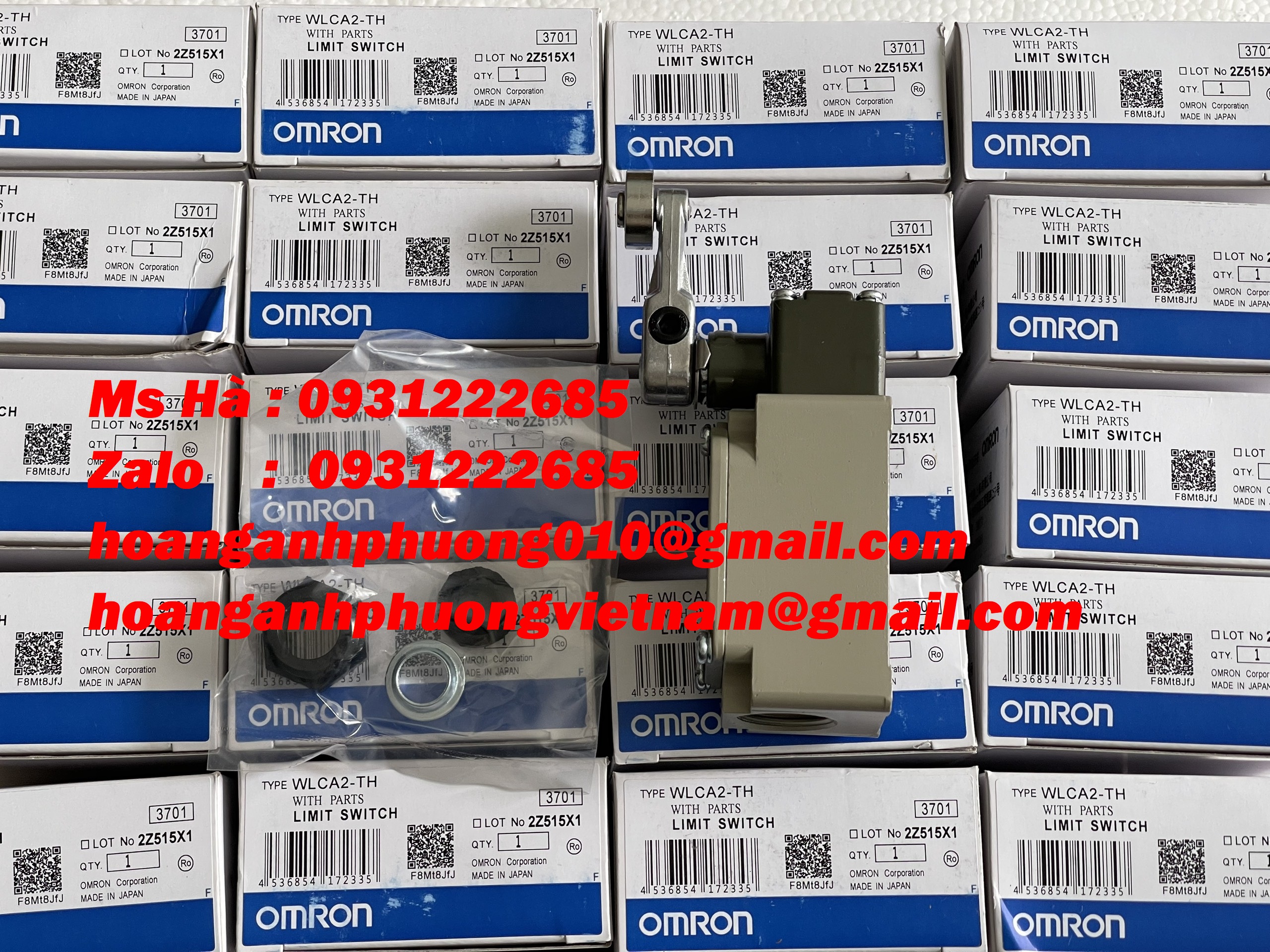 WLCA2-TH, Omron, công tắc hành trình , mới 100%