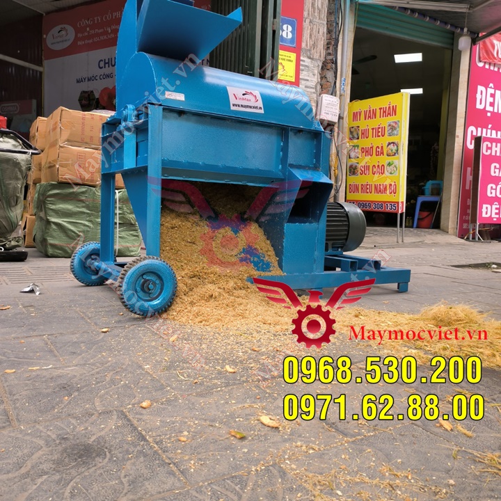Máy xay nghiền quả dừa , bã mía , lá dừa công nghiệp Vinmax