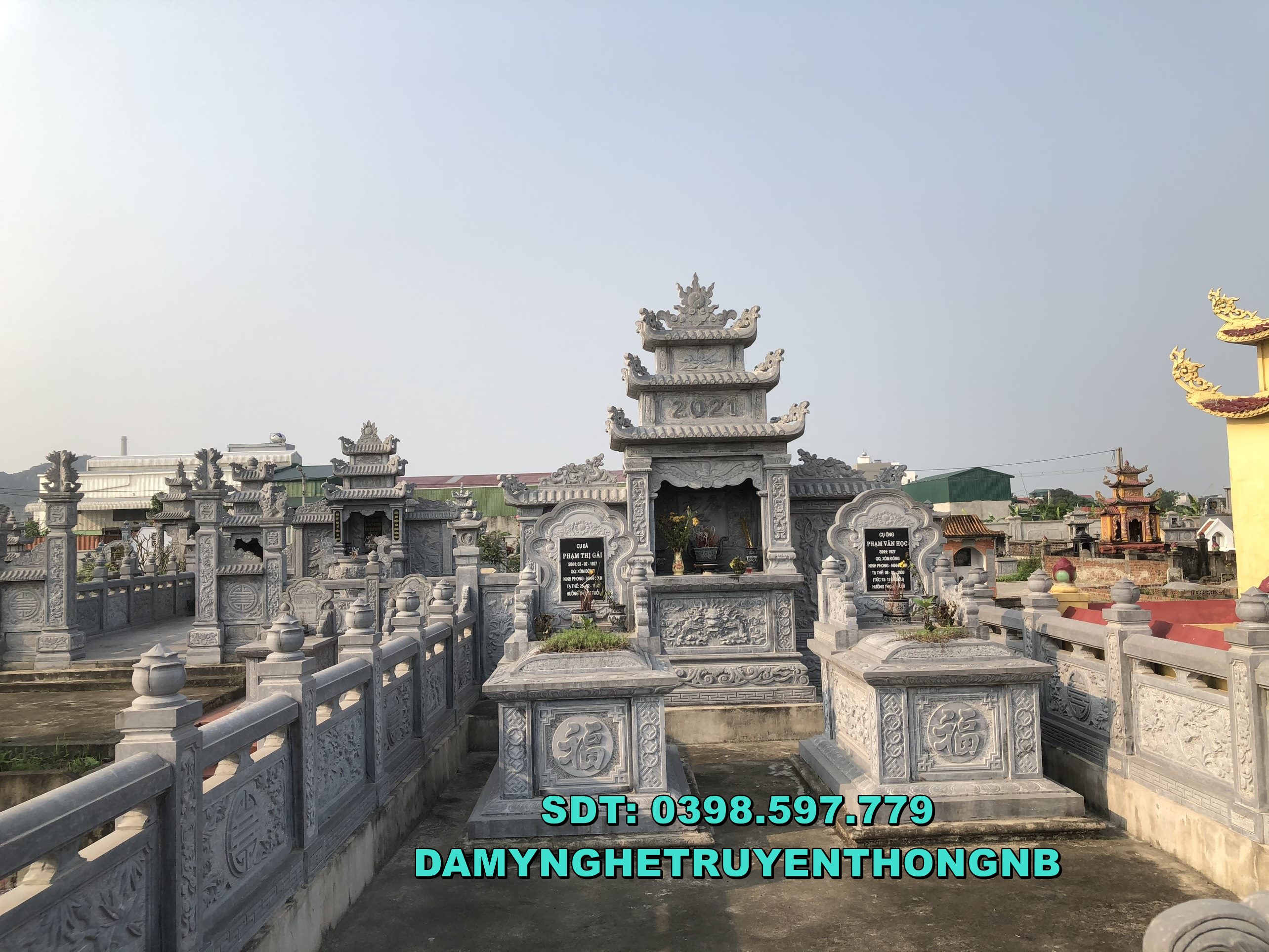 thiết kế xây dựng khu lăng mộ đá đẹp tại tây ninh