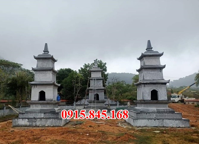Mộ tháp bằng đá đẹp bán tại Vĩnh Long Trà Vinh phật giáo để tro cốt