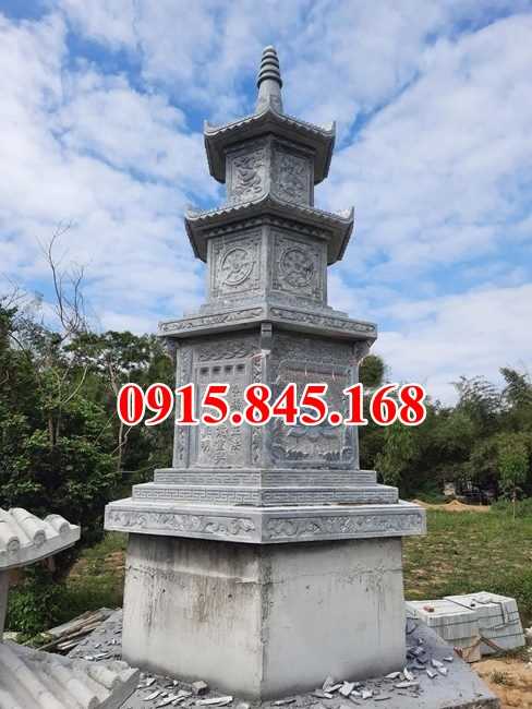 Mẫu mộ tháp bằng đá đẹp bán vũng tàu tiền giang phật giáo để tro cốt