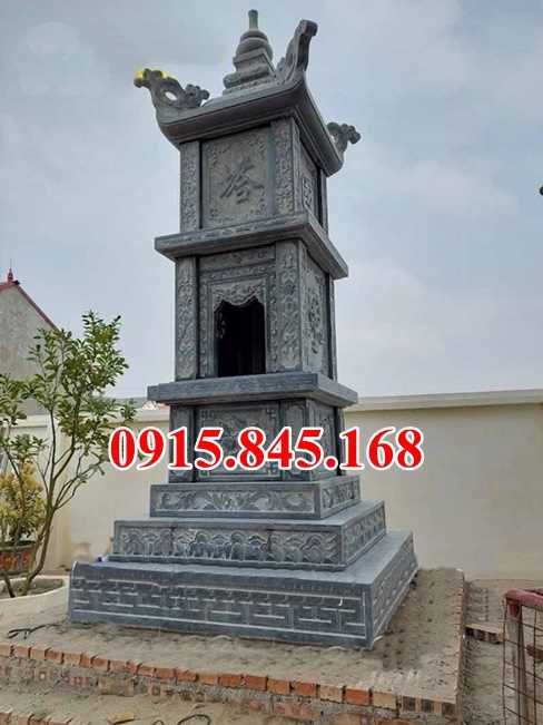 Mẫu mộ tháp bằng đá đẹp bán vũng tàu tiền giang phật giáo để tro cốt