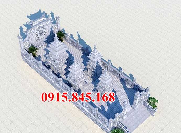 Mẫu mộ tháp bằng đá đẹp bán quảng ngãi quảng nam để tro cốt phật giáo