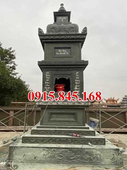 Mẫu mộ tháp bằng đá đẹp bán Thanh hoá lai châu phật giáo để tro cốt